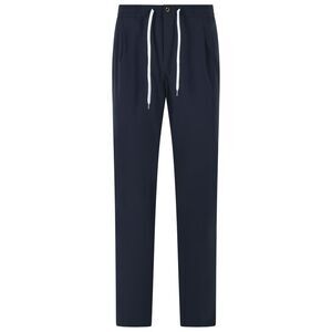 Pt01 Navy 'Kinetic Fabric' Pants Men